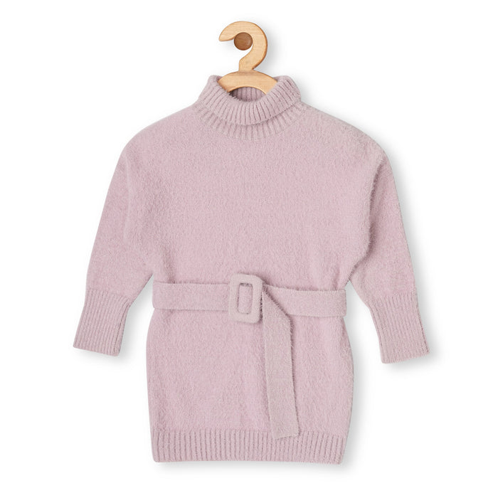 HIGH NECK SWEATER DRESS VTM07-011