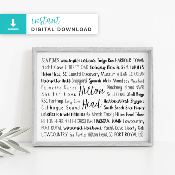 Hilton Head, SC Digital Download