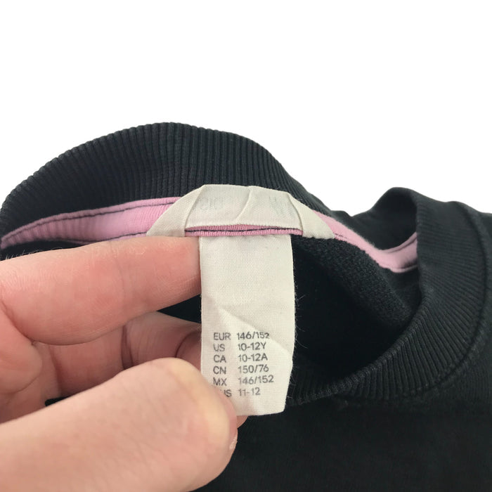 H&M 11 years black stars cotton sweater