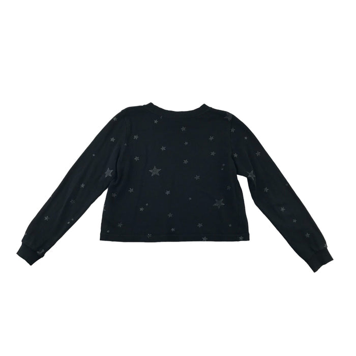 H&M 11 years black stars cotton sweater