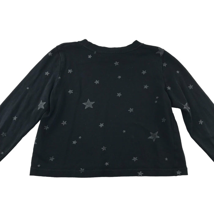 H&M 11 years black stars cotton sweater