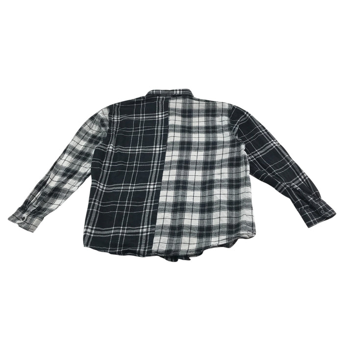 H&M 12-13 years black and white checked shirt