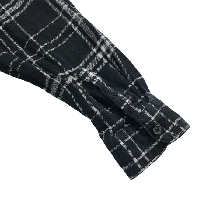H&M 12-13 years black and white checked shirt