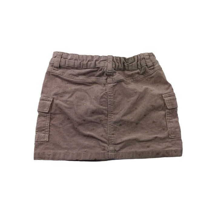 H&M 4-5 years pink heart corduroy skirt