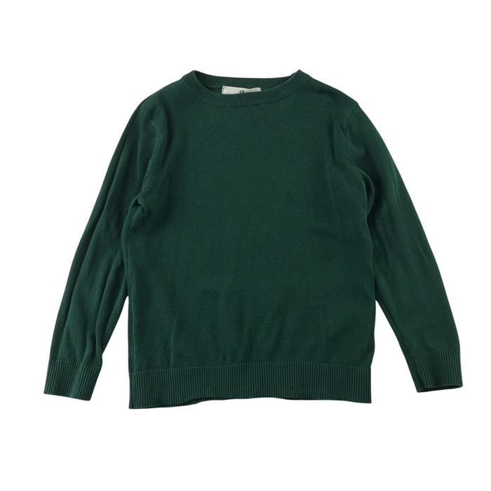 H&M 4-6 years dark green jumper cotton
