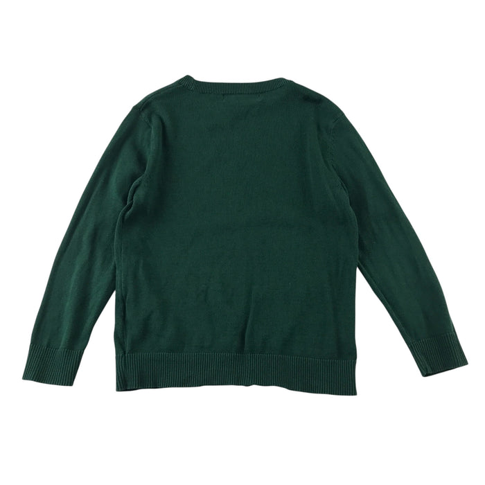 H&M 4-6 years dark green jumper cotton