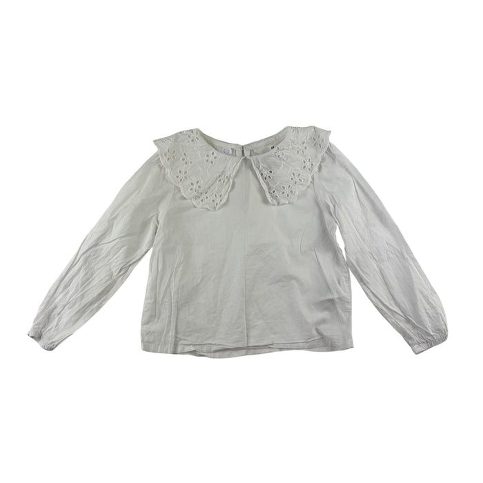 H&M 6-7 years white blouse cotton