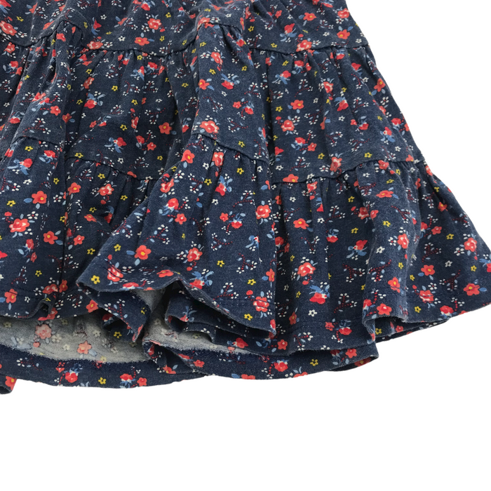H&M 7-8 years navy floral skirt