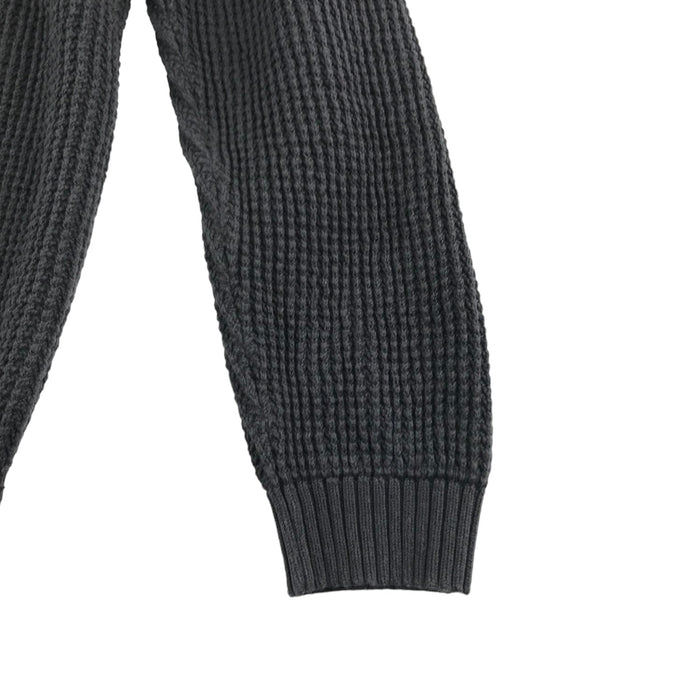 H&M 7 years grey buttoned cotton knit