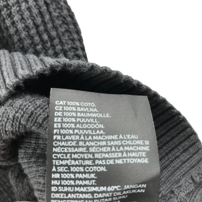 H&M 7 years grey buttoned cotton knit