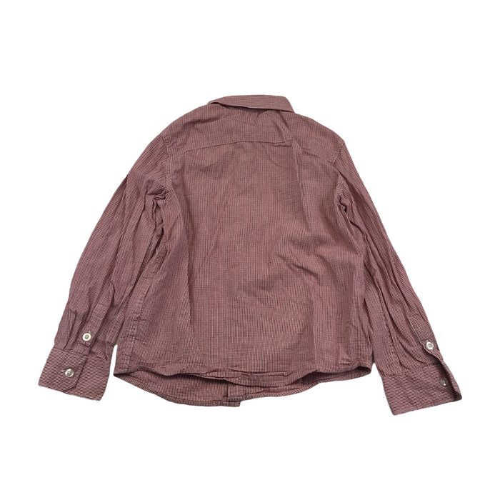 H&M 7 years red checked shirt