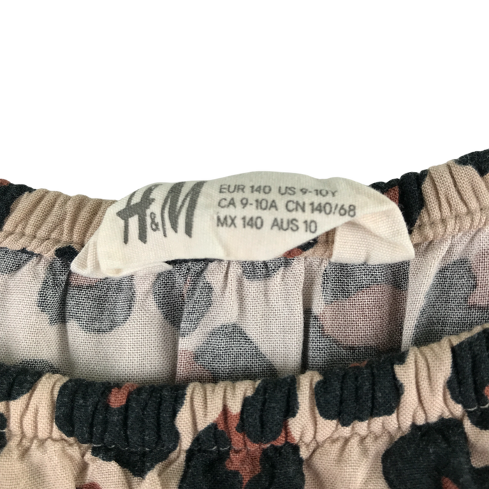 H&M 9-10 years animal print playsuit