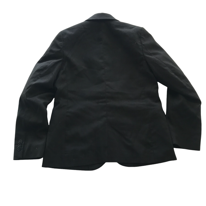 H&M 9-10 years black blazer jacket with sequin rib