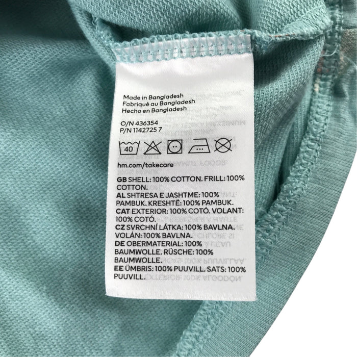 H&M 9-10 years green jumper cotton