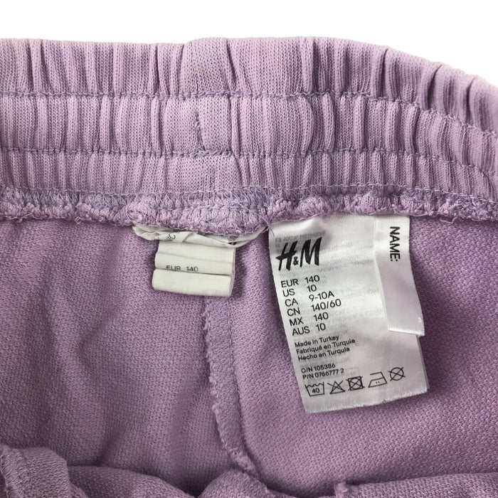 H&M and Dunnes summer bundle 9-10 years pink t-shirt and lilac shorts cotton
