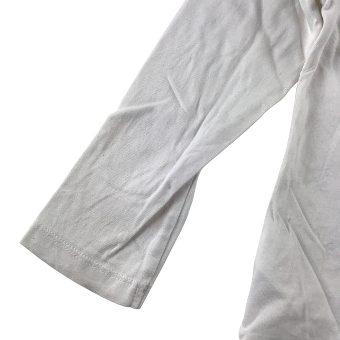 H&M and George summer bundle 6-7 years white celestial t-shirt and yellow shorts cotton