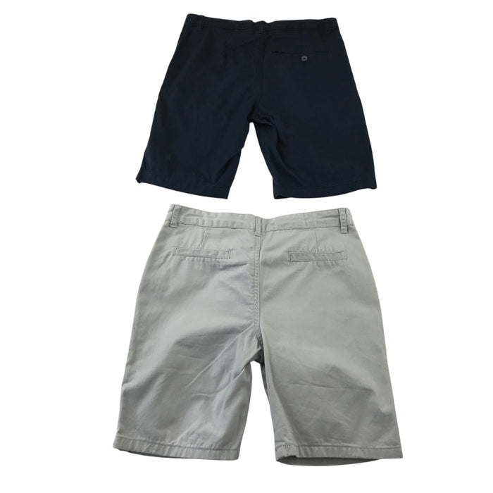 H&M and Primark 11-12 years shorts bundle navy and light grey cotton chinos