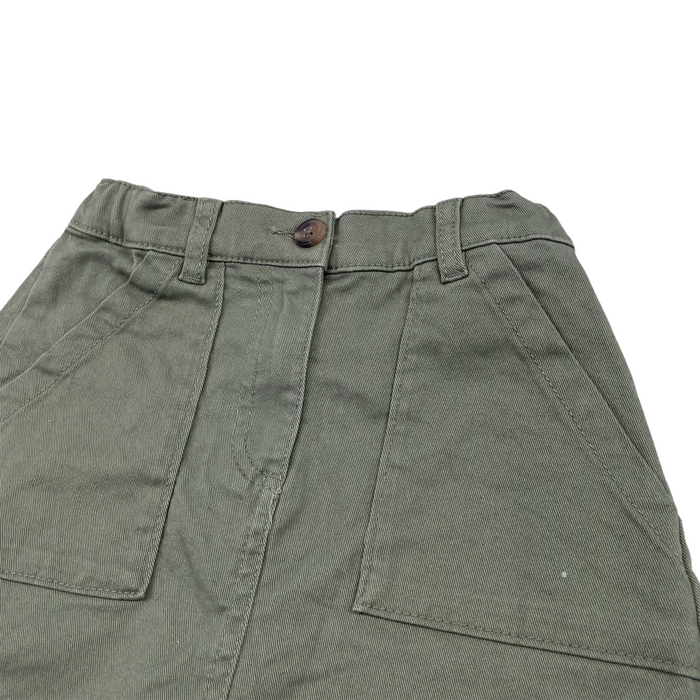 H&M Khaki Green Denim Style Skirt Age 6