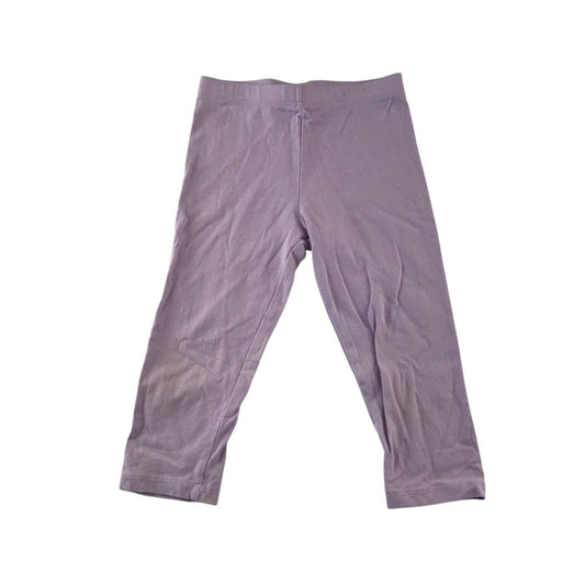 H&M leggings 5-6 years lilac plain cropped