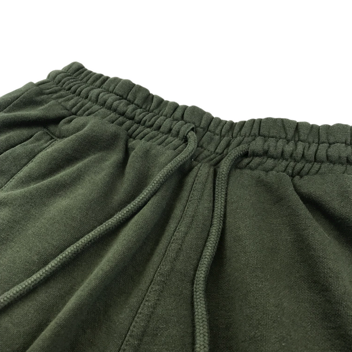 H&M men's S khaki green jersey shorts