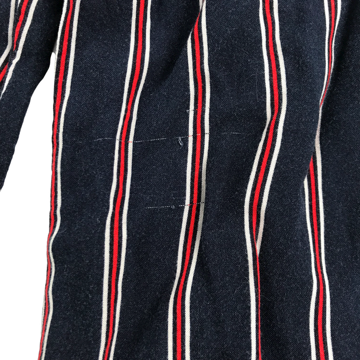 H&M women's S navy stripy summer trousers