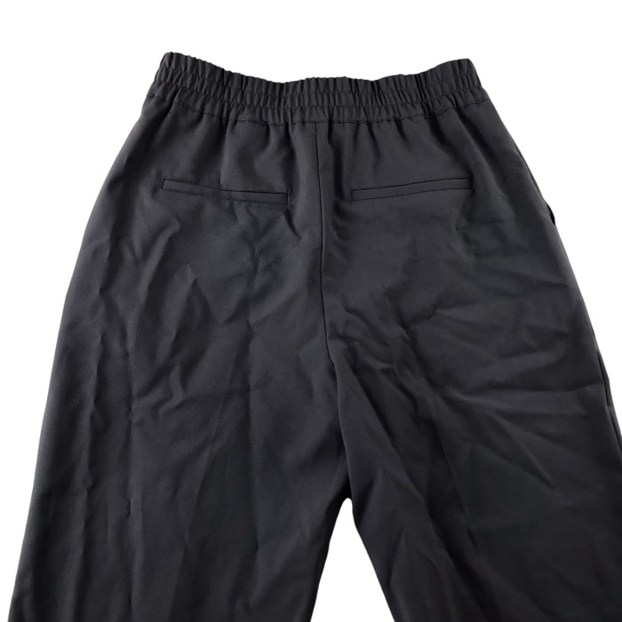 H&M womens UK 10 grey smart regular fit wool trousers