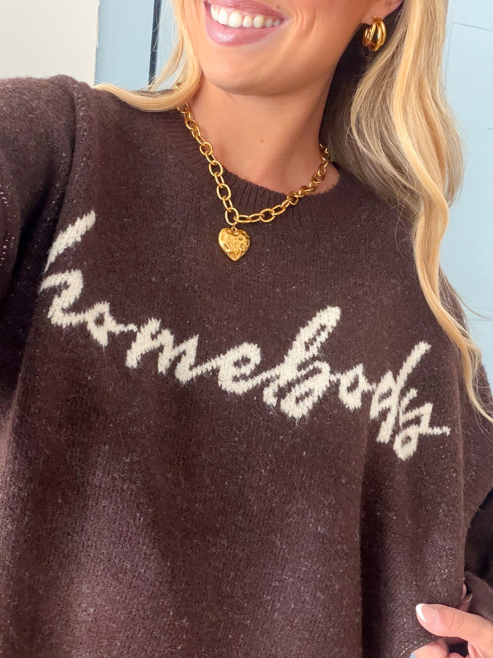 Twentifourth Homebody Chocolate Sweater – women's sweater