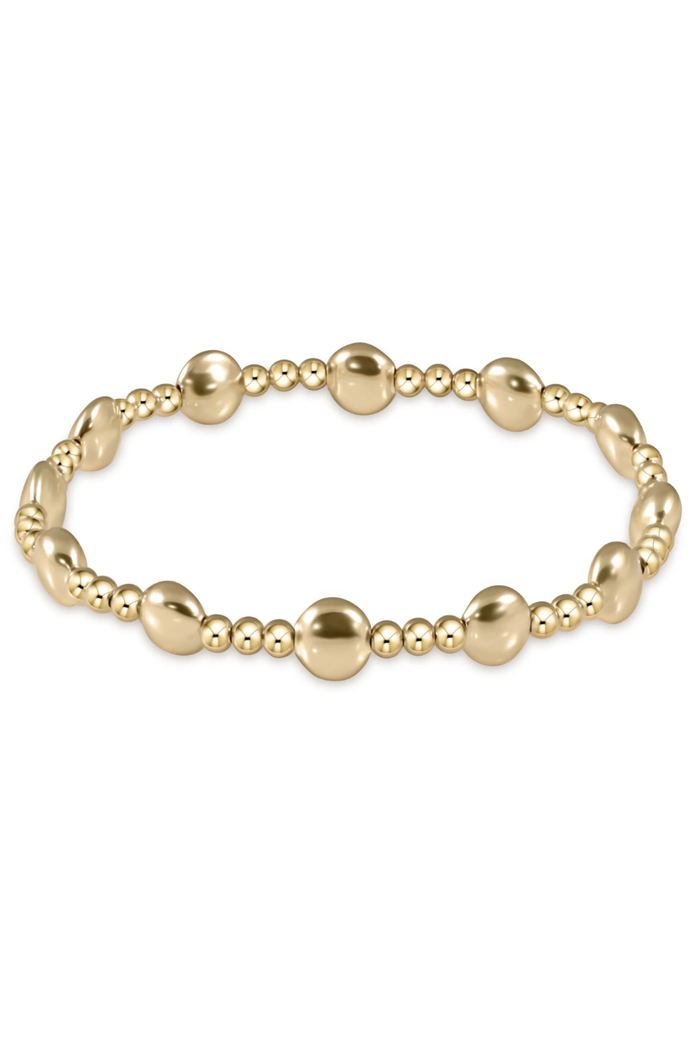 Honesty Sincerity Gold 6mm Bracelet