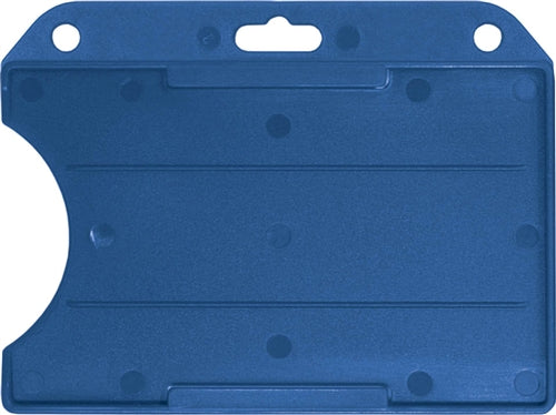 Horizontal Open-Face Rigid Plastic Card Holder, Qty = 50