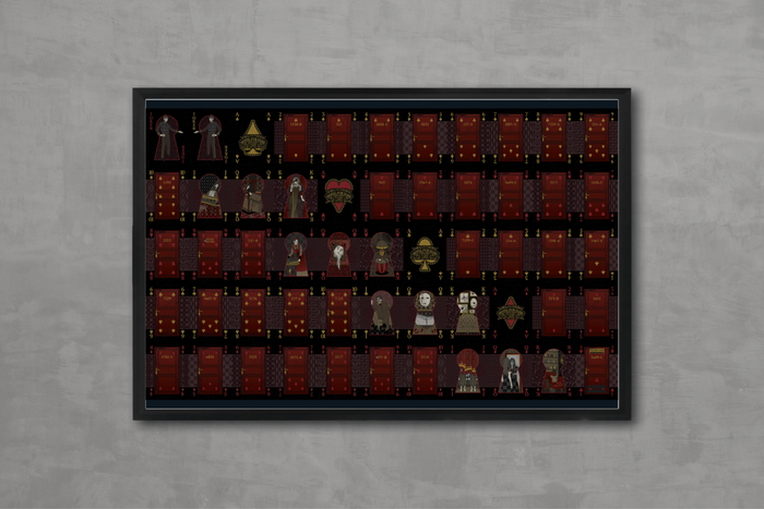 Hotel Fur Elise Playing Cards - Uncut Sheet