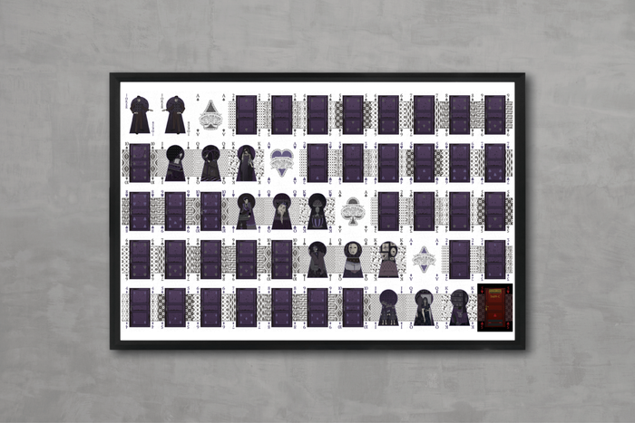 Hotel Fur Elise Playing Cards - Uncut Sheet