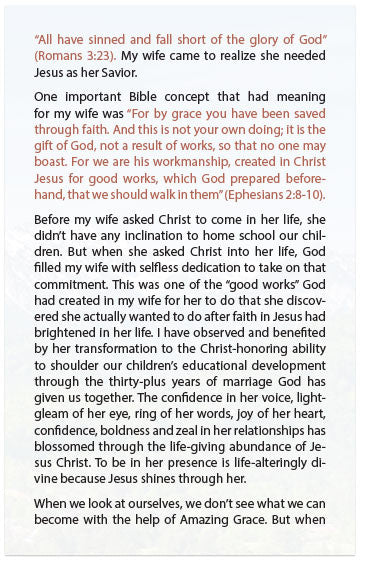 How Amazing Grace Is Helping Me Through My Wife (ESV)