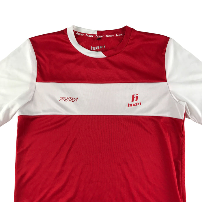 Huari 12-13 years red white sports top