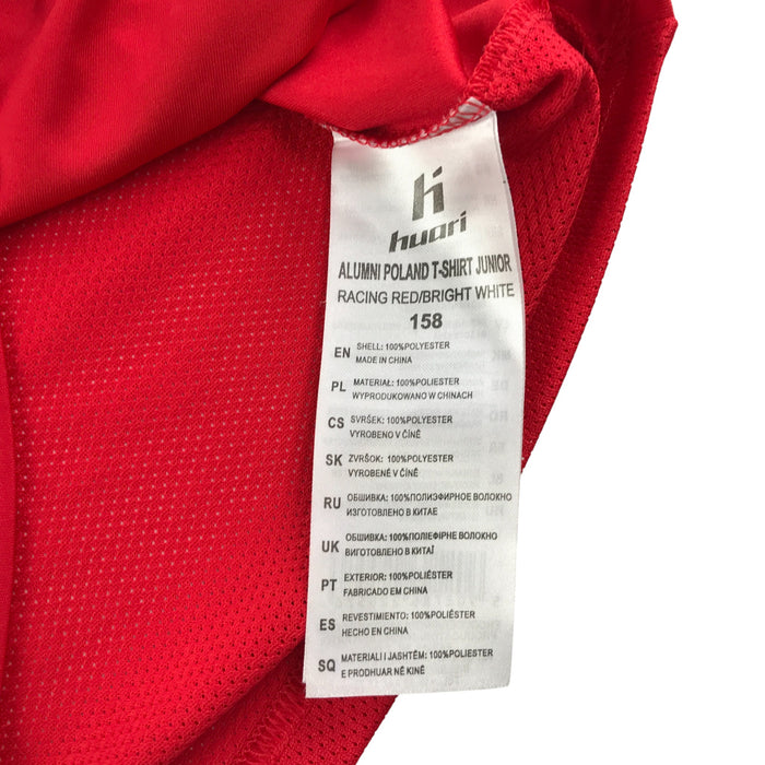 Huari 12-13 years red white sports top
