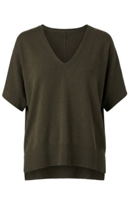 Liverpool Hunter Short Sleeve Sweater – women's sweater
