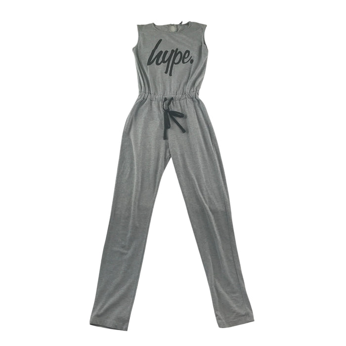Hype 11-12 years grey sleeveless draw strings jumpsuit