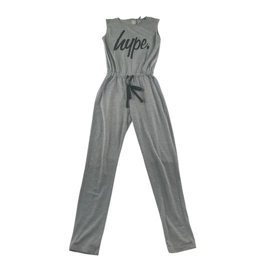 Hype 11-12 years grey sleeveless draw strings jumpsuit