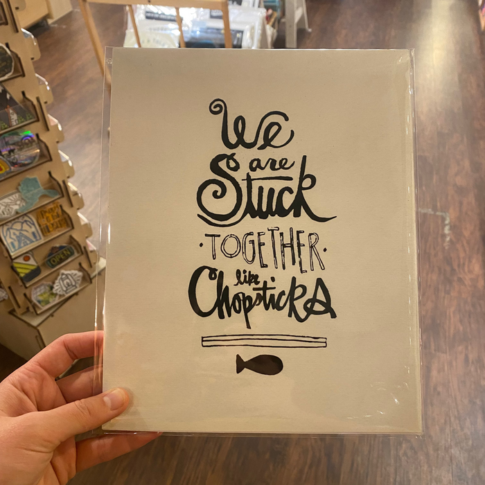 Chopsticks Print