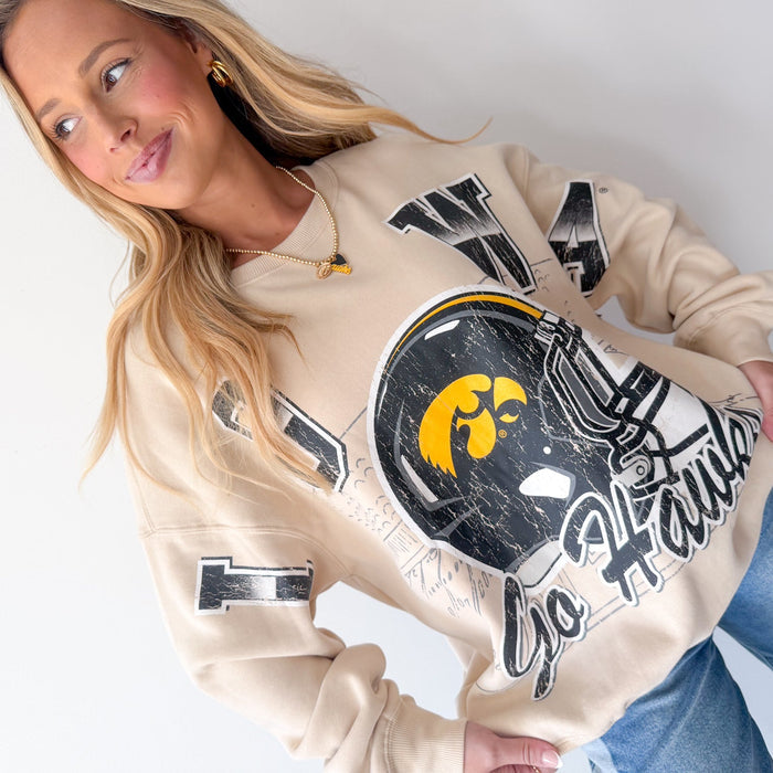 Gameday Social Iowa Homefield Longsleeve Pullover – women's sweatshirt