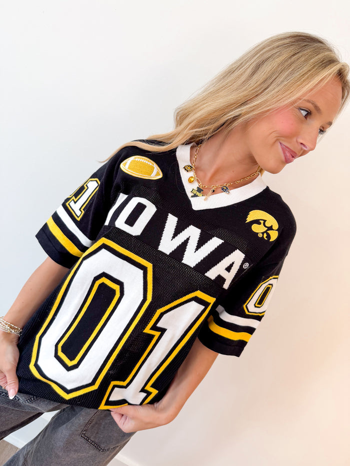 Gameday Social Iowa Sideline Sweater Jersey – women's sweater