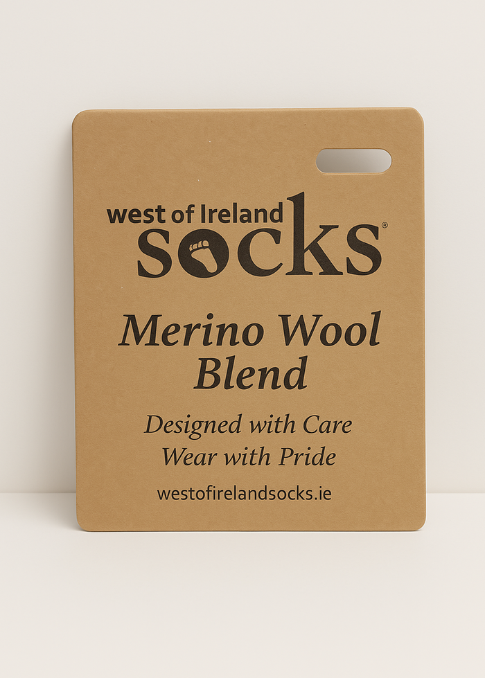 Irish Merino Wool Socks | Charcoal