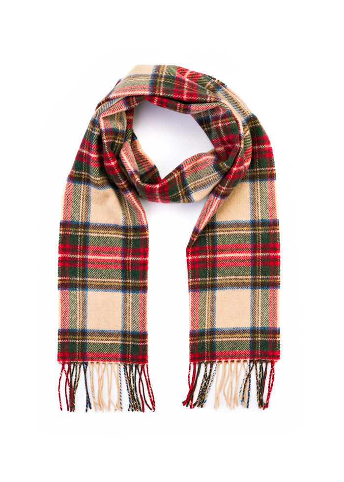 Irish Wool Scarf Medium Antigue Dress Stewart