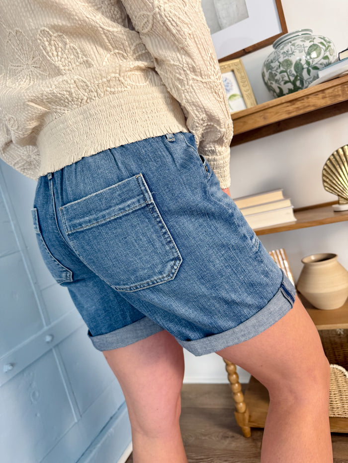 Isla Vista Rolled Cuff Elastic Shorts
