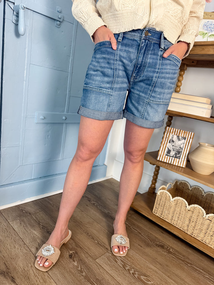 Isla Vista Rolled Cuff Elastic Shorts