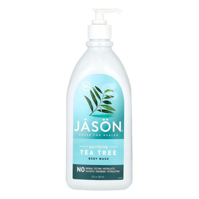 JASON Natural Purifying Tea Tree Body Wash with Aloe Vera & Vitamin E - 30 oz - 6 Pack