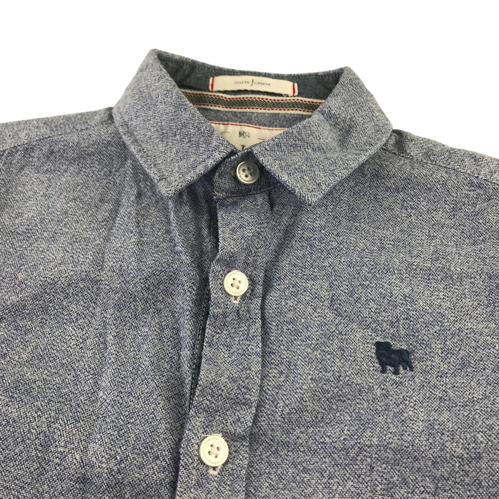 Jasper Conran 6-7 years blue buttoned cotton shirt