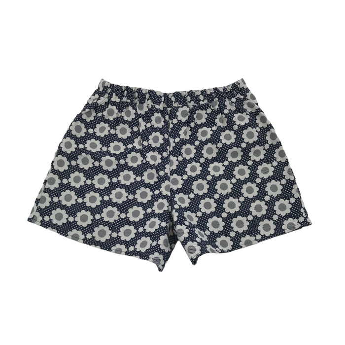 Jasper Conran 7 years navy blue white floral shorts