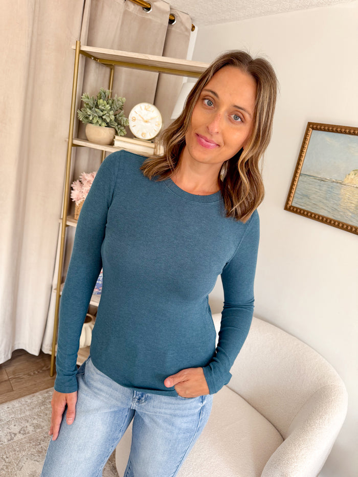 Be Cool Jasper Long Sleeve Ribbed Top – women's long sleeve tee
