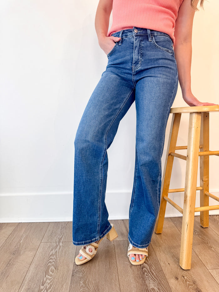 Vervet Jenny Tummy Control High Rise Denim – women's denim