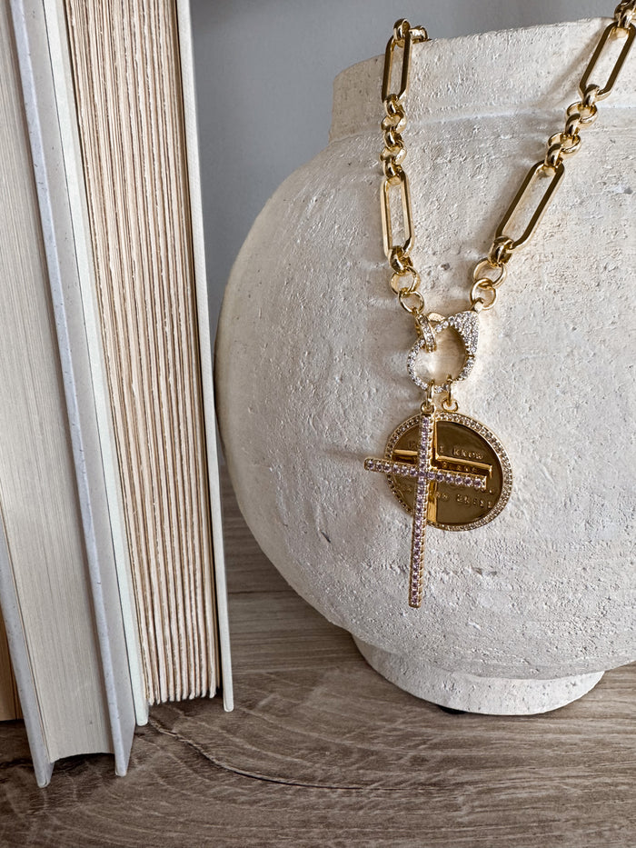 Jeremiah 29:11 Cross Necklace